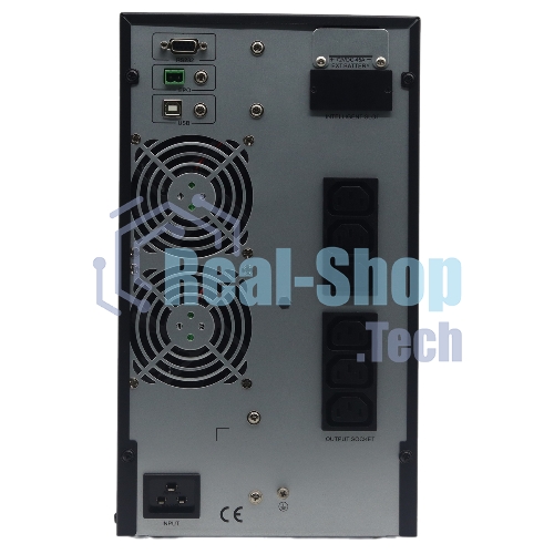Источник бесперебойного питания (ИБП) Raskat HIO-3000VA+ (3000ВА, 2700Вт, 6xIEC320, LCD, USB type-B, 1xRS232, чистая синусоида)