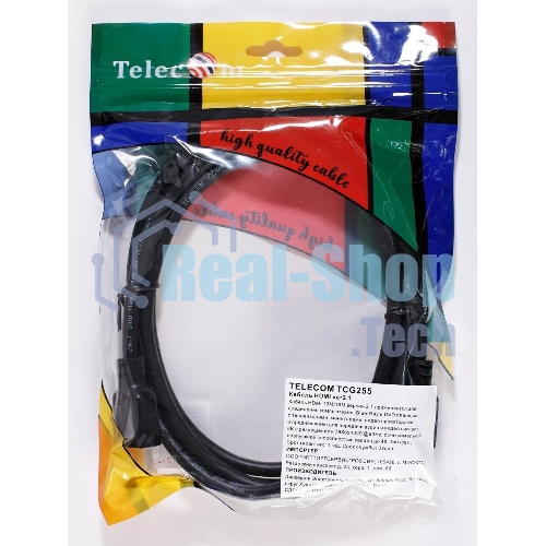 Кабель HDMI 19M/M,ver. 2.1, 8K@60 Hz 2m Telecom TCG255-2M