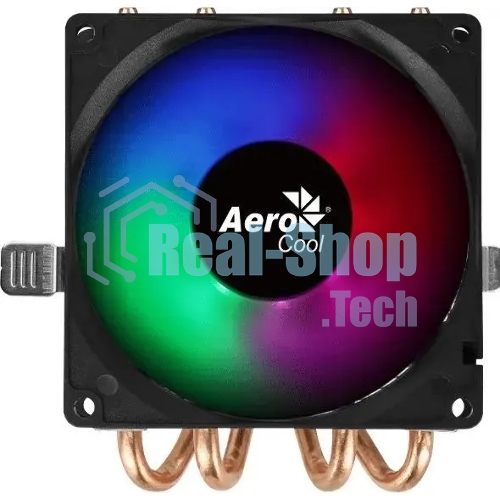Кулер для процессора AeroCool/Formula Air Frost 4 черный, 90 мм, алюминий/медь, 1800 об/мин, 25.7 дБ, 3 pin, 125 Вт, 78 мм