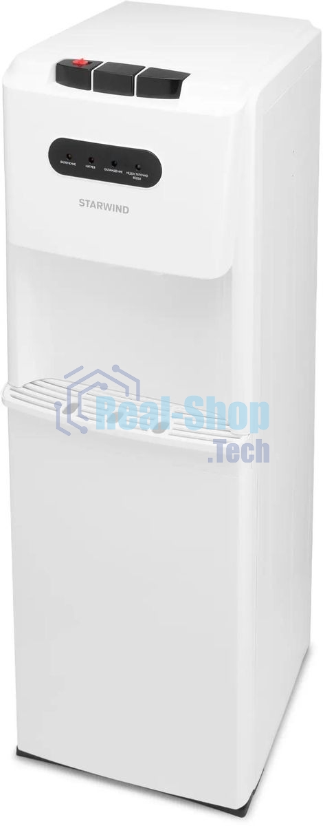 Кулер для воды Starwind SW-1012CW, нижняя загрузка, нагрев 95 °С, охлаждение 4 °С, белый