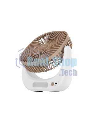 Вентилятор Centek CT-5041 бежевый, настольный, 5 Вт, 3 скорости, 10 см