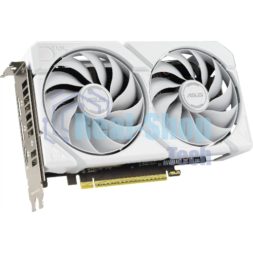 Видеокарта Asus DUAL-RX9060XT-16G-WHITE белый