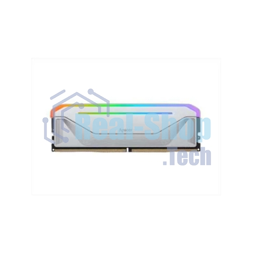 Оперативная память Apacer Nox, DDR5, 32GB (1x32GB), 6000 MHz, CL38, DIMM, с радиатором, RGB, белый