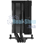 Кулер для процессора SAMA A40 (240W, 4-pin PWM, 152мм, 4x6мм, 1x120мм, 78CFM, 29dBA, 2200RPM, S: 1851/1700/1200/115X, AM5/AM4, черный)