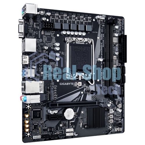 Материнская плата Gigabyte H610M S2H V2, LGA 1700, Intel H610, 2xDDR5, 4xSATA, 1xM.2, 1xPCIe 4.0 x16, 1xPCIe x1, 1xHDMI, 2xDP, 1xD-Sub, 1x 1Gb LAN, 2xUSB-A 3.2 Gen 1, 4xUSB-A 2.0, 3x 3.5 мм, 7.1, mATX