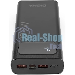 Портативный аккумулятор Digma DGPF20A 20000mAh QC3.0/PD3.0 22.5W 3A 2xUSB-A/USB-C черный