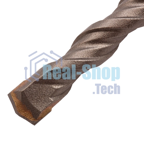 Бур по бетону Denzel двойная спираль, Cobalt W-tip, 8x110 мм, SDS PLUS
