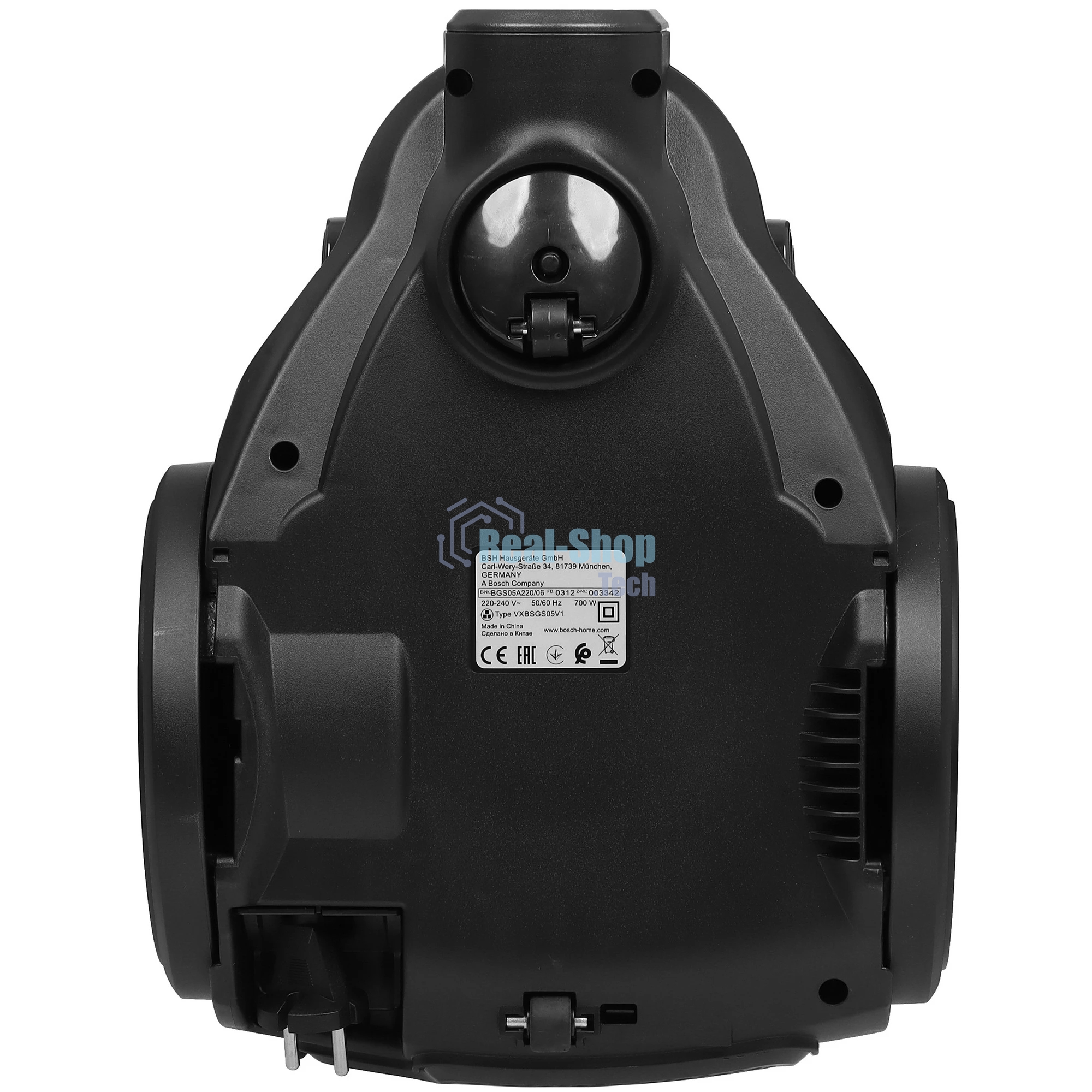 Пылесос Bosch BGS05A220 синий/серый, 700 Вт, уборка сухая, пылесборник контейнер 1.5 л