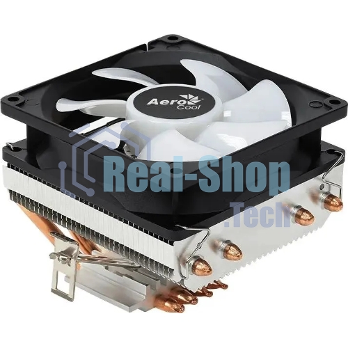 Кулер для процессора AeroCool/Formula Air Frost 4 черный, 90 мм, алюминий/медь, 1800 об/мин, 25.7 дБ, 3 pin, 125 Вт, 78 мм
