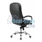 Кресло Бюрократ T-9950/BLACK черный, кожа
