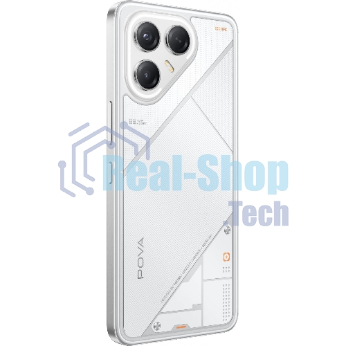 Смартфон Tecno Pova 7 Ultra 5G LJ9, 12/256Gb, белый