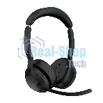 Гарнитура Jabra Evolve2 55 чёрный, беспроводная, Bluetooth, до 18 ч + стойка