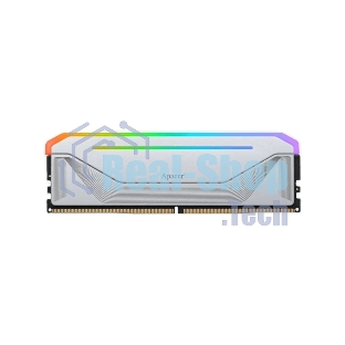 Оперативная память Apacer Nox, DDR5, 32GB (1x32GB), 6000 MHz, CL38, DIMM, с радиатором, RGB, белый