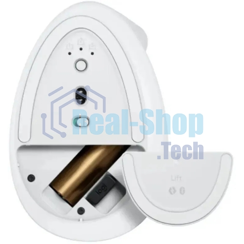 Мышь беспроводная Logitech Lift белый, 4000 dpi, радиоканал, Bluetooth, USB, кнопки - 6