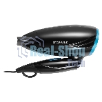 Фен Starwind SHD 7066 черный/синий, 1600 Вт, компактный, ионизация