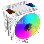 Кулер для процессора Bloody BD-AC230-ARGb1 ARGb белый, 120 мм, алюминий/медь, 1600 об/мин, 32 дБ, 4 pin, 230 Вт, 154 мм
