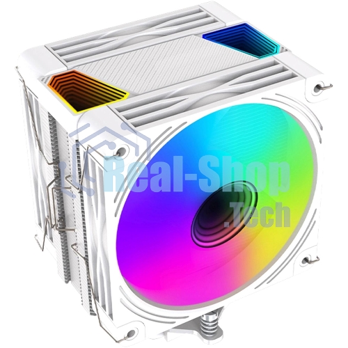 Кулер для процессора Bloody BD-AC230-ARGb1 ARGb белый, 120 мм, алюминий/медь, 1600 об/мин, 32 дБ, 4 pin, 230 Вт, 154 мм