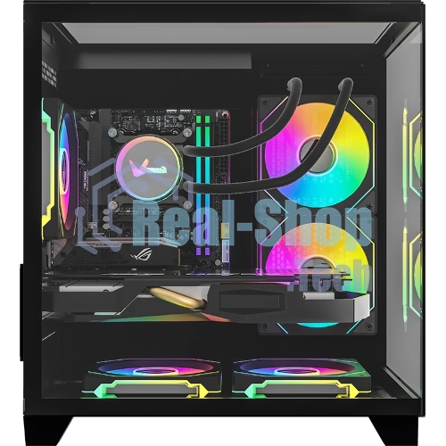 Компьютерный корпус AeroCool/Formula Crystal Z9M черный без БП mATX 1xUSB 3.0 1xUSB3.1 audio bott PSU