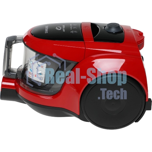 Пылесос Samsung VCC4520S3R/XEV красный, 350/1600 Вт, уборка сухая, пылесборник контейнер 1.3 л