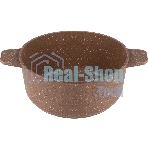 Кастрюля Maunfeld CARMEL MF26CRM01CR, 26 см, 5 л из литого алюминия со стеклянной крышкой