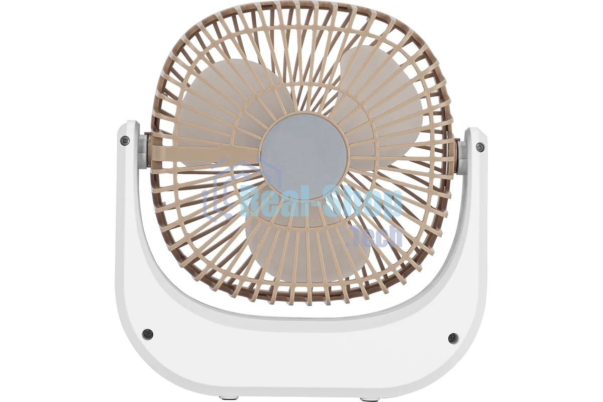 Вентилятор Centek CT-5041 бежевый, настольный, 5 Вт, 3 скорости, 10 см
