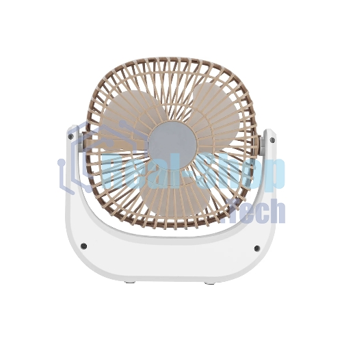 Вентилятор Centek CT-5041 бежевый, настольный, 5 Вт, 3 скорости, 10 см