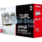 Видеокарта Asus DUAL-RX9060XT-16G-WHITE белый
