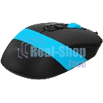 Мышь проводная A4Tech Fstyler FM10S черный/голубой, 1600 dpi, USB, кнопки - 4