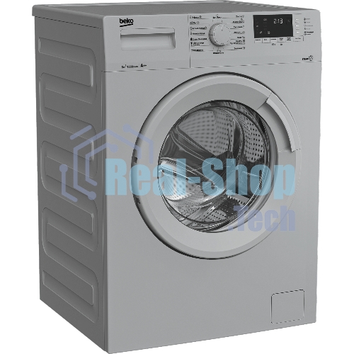 Стиральная машина Beko WSRE6512ZSS серебристый, загрузка фронтальная 6 кг, 1000 об/мин., класс: А