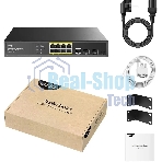 Коммутатор Cudy GS2008PS2, 8×1 Гбит/с, 2×1 Гбит/с SFP