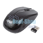 Мышь беспроводная HIPER HOMW-061 черный, 1000 dpi, радиоканал, USB, кнопки - 3
