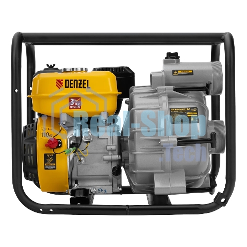 Мотопомпа бензиновая для грязной воды Denzel PX-80D7, 7 л.с., 3