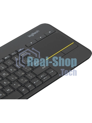 Клавиатура Logitech K400 Wireless Touch Plus беспроводная, радиоканал, чёрный