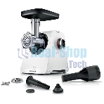 Мясорубка электрическая Bosch MFWS607W белый, 2100 Вт, 3.5 кг/мин, реверс, насадки - 4