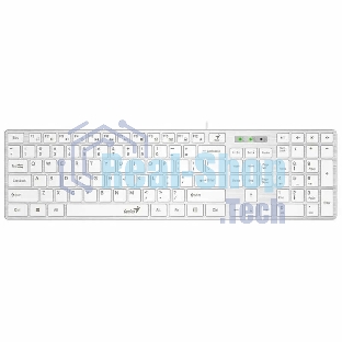 Клавиатура Genius Slimstar 126 проводная, USB Type-A, белый