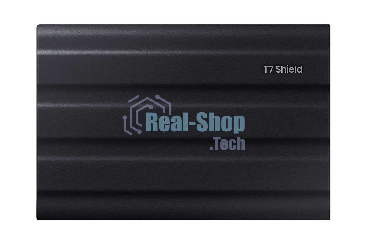 Внешний SSD Samsung T7 Shield, 1TB, USB 3.2 Gen 2 Type-C, R/W 1050/1000, черный