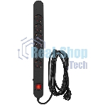 Сетевой фильтр Ippon NF-EU-3-16 3 м, 6 розеток, черный, коробка