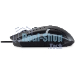 Мышь проводная Oklick 398G черный, 2400 dpi, USB, кнопки - 4