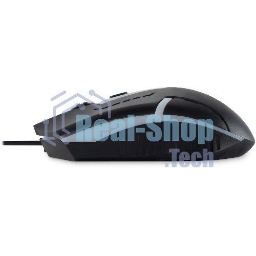 Мышь проводная Oklick 398G черный, 2400 dpi, USB, кнопки - 4