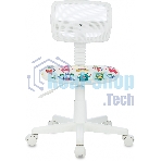 Кресло Бюрократ CH-W299 белый, сетка, 120 кг