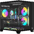 Компьютерный корпус AeroCool/Formula Crystal Z9M черный без БП mATX 1xUSB 3.0 1xUSB3.1 audio bott PSU