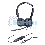 Гарнитура Yealink UH42 Dual UC чёрный, проводная, USB