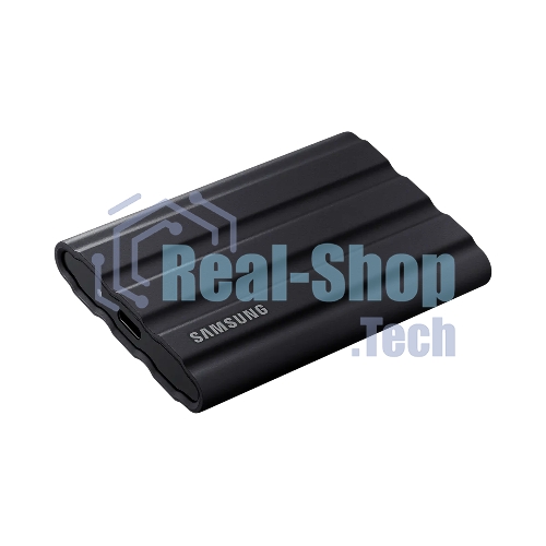Внешний SSD Samsung T7 Shield, 1TB, USB 3.2 Gen 2 Type-C, R/W 1050/1000, черный