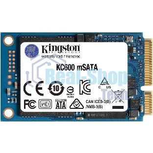 Накопитель SSD Kingston KC600, 256Gb, mSATA, R/W 550/500