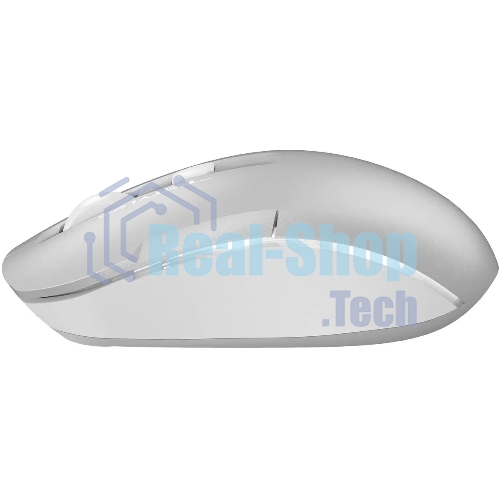 Мышь беспроводная A4Tech Fstyler FB26CS Air2 серебристый/белый, 2000 dpi, радиоканал, Bluetooth, USB, кнопки - 4