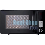 Микроволновая печь Hyundai HYM-D3010 черный, 23 л, 800 Вт, переключатели - кнопки, поворотный механизм