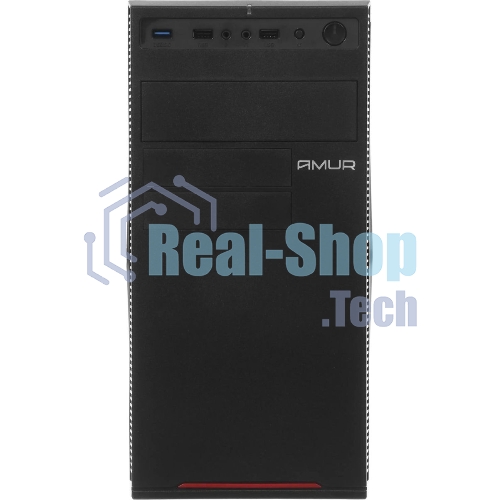 Компьютер Amur Нарвал B7I21 MT i3 12100 (3.3) 16Gb SSD 512Gb UHDG 730 FreeDOS 2.5xGbitEth 400W мышь клавиатура черный (RUS) (2147008)