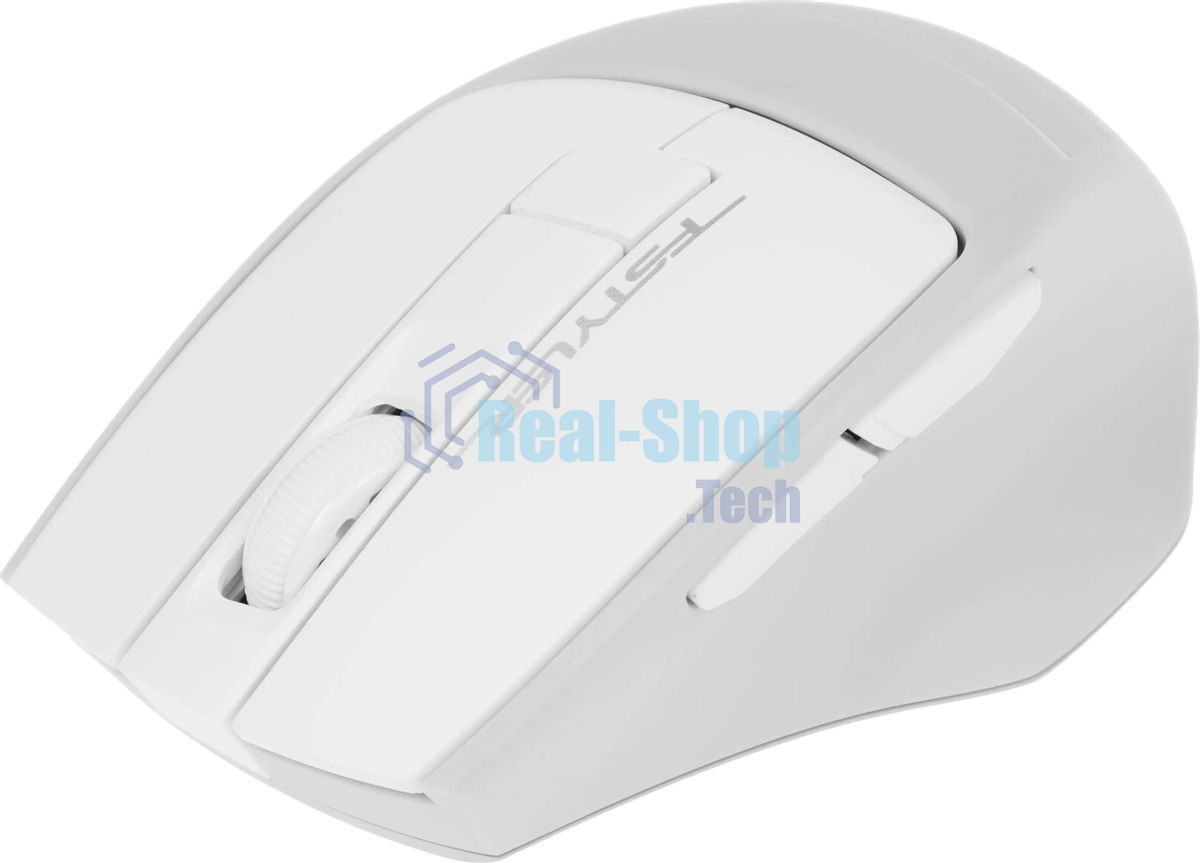 Мышь беспроводная A4Tech Fstyler FG30S белый/серый, 2000 dpi, радиоканал, USB, кнопки - 6