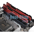Оперативная память Patriot Viper Elite II, DDR4, 32GB (2x16 GB), 3200 MHz, CL18, DIMM, радиатор, красный, черный