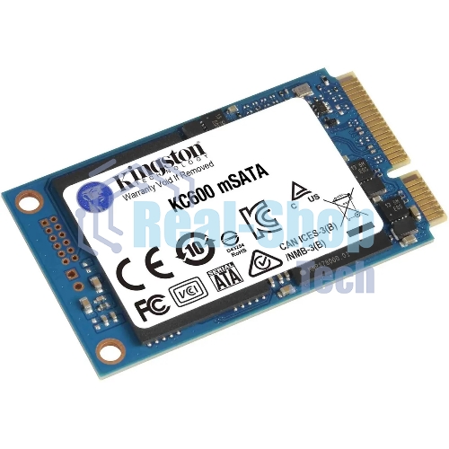 Накопитель SSD Kingston KC600, 256Gb, mSATA, R/W 550/500